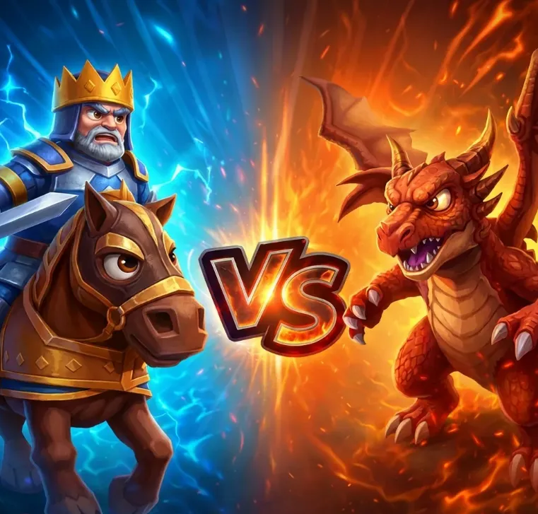 Play Merge Dragons vs Knights